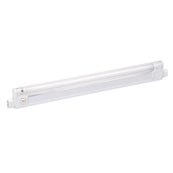16w T4 Slim 520mm Fluorescent Strip Light Linkable Kitchen Under Cupboard Shelf 