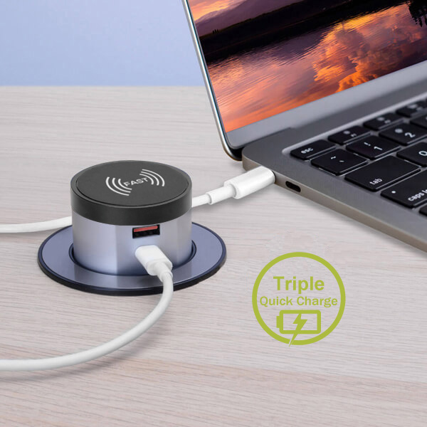 New products of 3 in 1 Quick Charge – Wireless and Dual USB Charger is officially launched