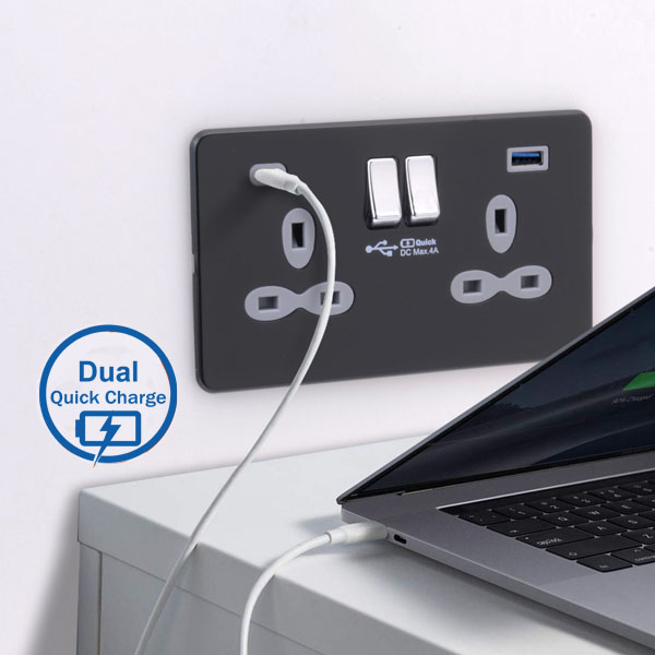 New products of 13 AMP 2G Switched Socket with 45W Synchronize Quick Charger was officially launched
