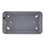 Metal Clad Grid Surface Mount Boxes - Gray